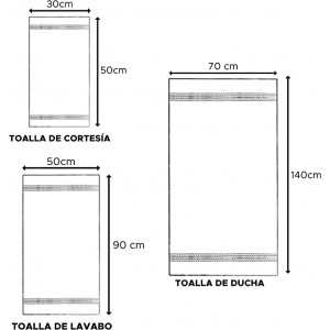 TOALLAS   50x90cm