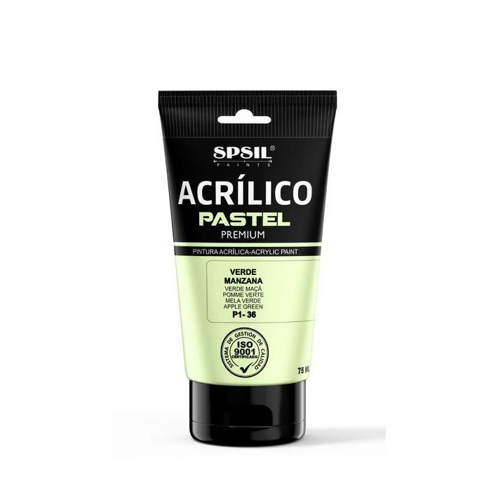 Pintura Acrílica pastel,verde manzana 75ml