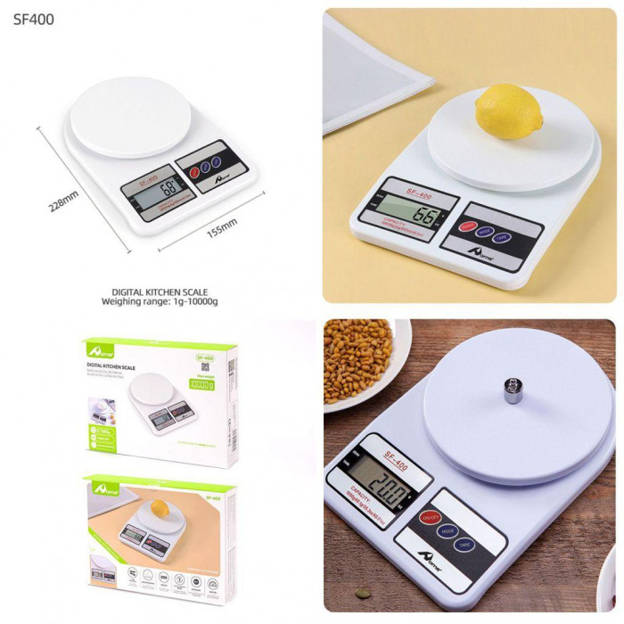 Báscula electrónica Digital LED para cocina, herramienta de medición precisa de peso