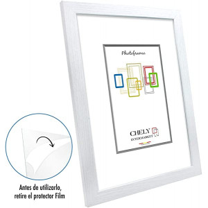 Chely Intermarket  Marco de Fotos Grandes 30x40cm (Blanco) MOD-254