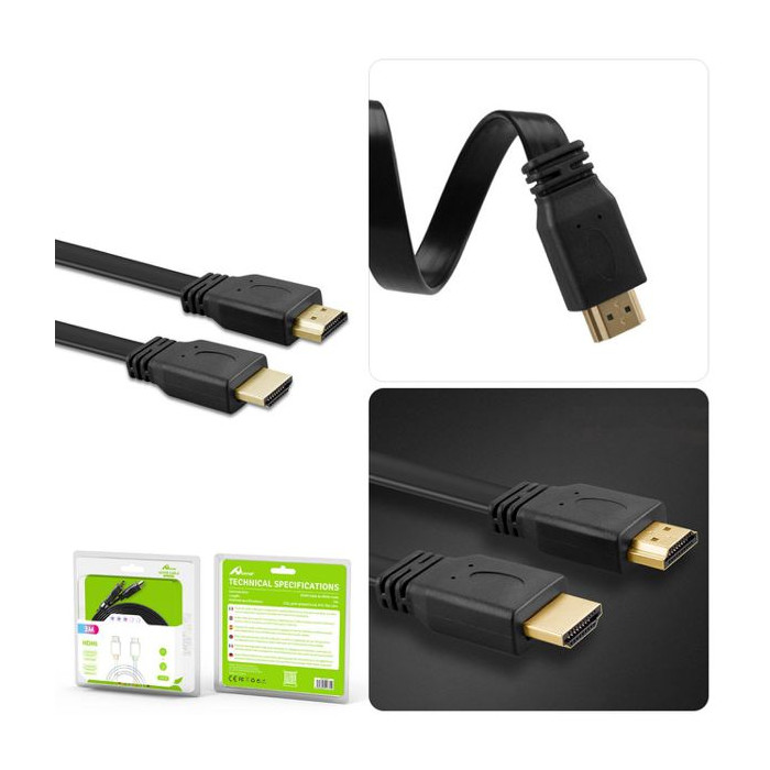 Cable con conector HDMI macho a HDMI macho 3m