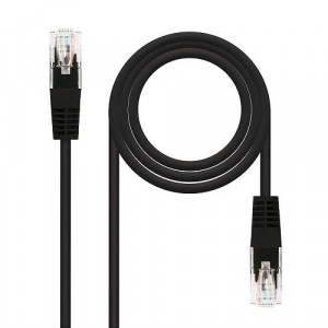 Cable de red utp cat.5e negro 2m