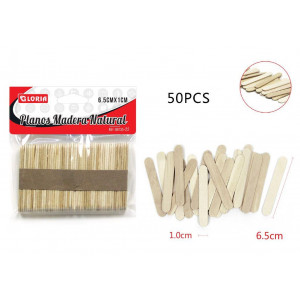 50 pcs Palos de Madera Natural