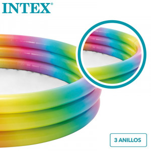 Piscina hinchable infantil INTEX multicolor  Ø147x33cm