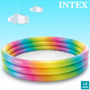 Piscina hinchable infantil INTEX multicolor  Ø147x33cm