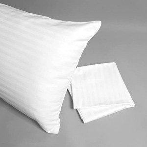 Funda de Almohada poliéster Protector de Almohada Blanco Suave y Transpirable y Lavable, con Cierre de Cremallera.