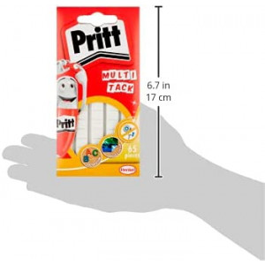 Pritt Multitack, 65 masillas adhesivas multiusos, removible y reutilizable