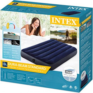 Cama hinchable INTEX dura beam standard classic downy  99x191x25cm