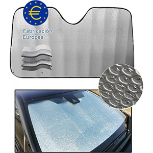 Enerfero Parasol para Coche Delantero，Parasol de Ventana Delantera Parasol Luna de Coche Metalizado