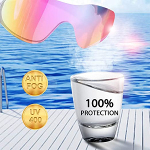 Gafas de natación polarizadas Protección UV   para Hombres, Mujeres, Adultos y Adolescentes