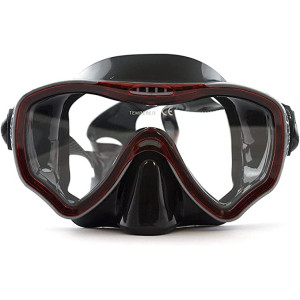 Conjunto Buceo snórkel Adulto Gafas Cristal Templado y Tubo Ajustable (46035)